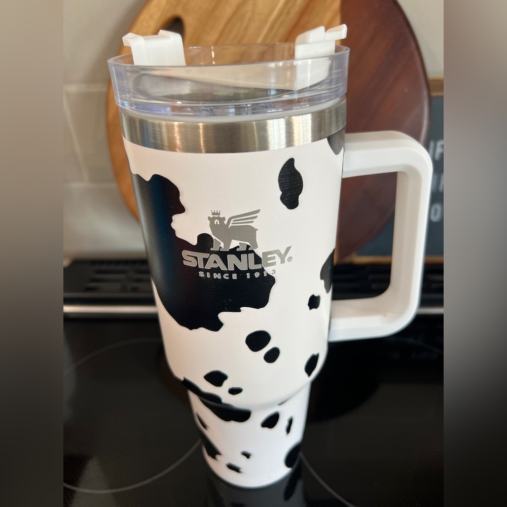 Cow print Stanley cup